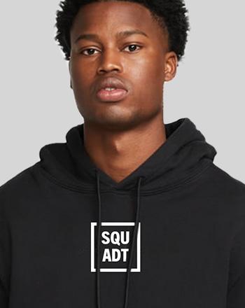 Bedrukking met squadt logo